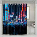 city aethetic japan vaporwave shower curtains