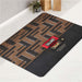 FENDI ROMA BROWN PATTERN bath rugs