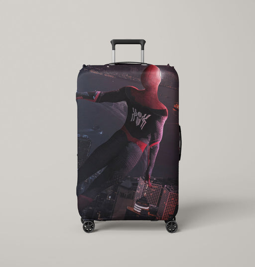 city spiderman far from home Luggage Covers | Suitcase