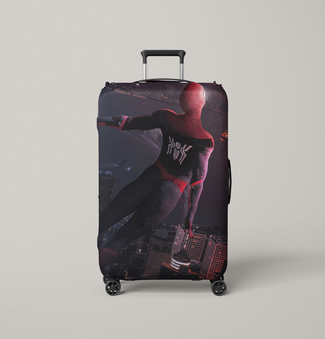 city spiderman far from home Luggage Covers | Suitcase