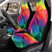 colors rainbow asymmetric pattern Car Seat Covers