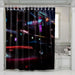 city night cyberpunk 2077 shower curtains