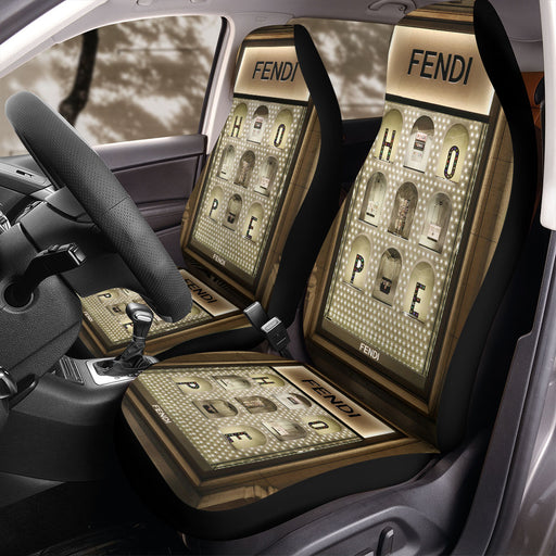 fendi roma hope Car Seat Covers