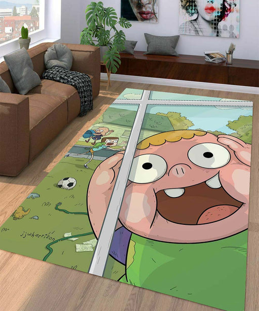 clarence animation cartoon Living room carpet rugs