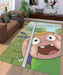 clarence animation cartoon Living room carpet rugs