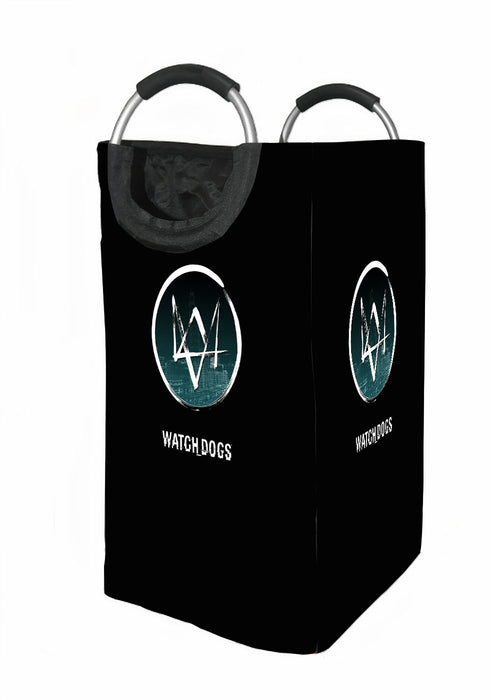 city light watch dogs game Laundry Hamper | Laundry Basket