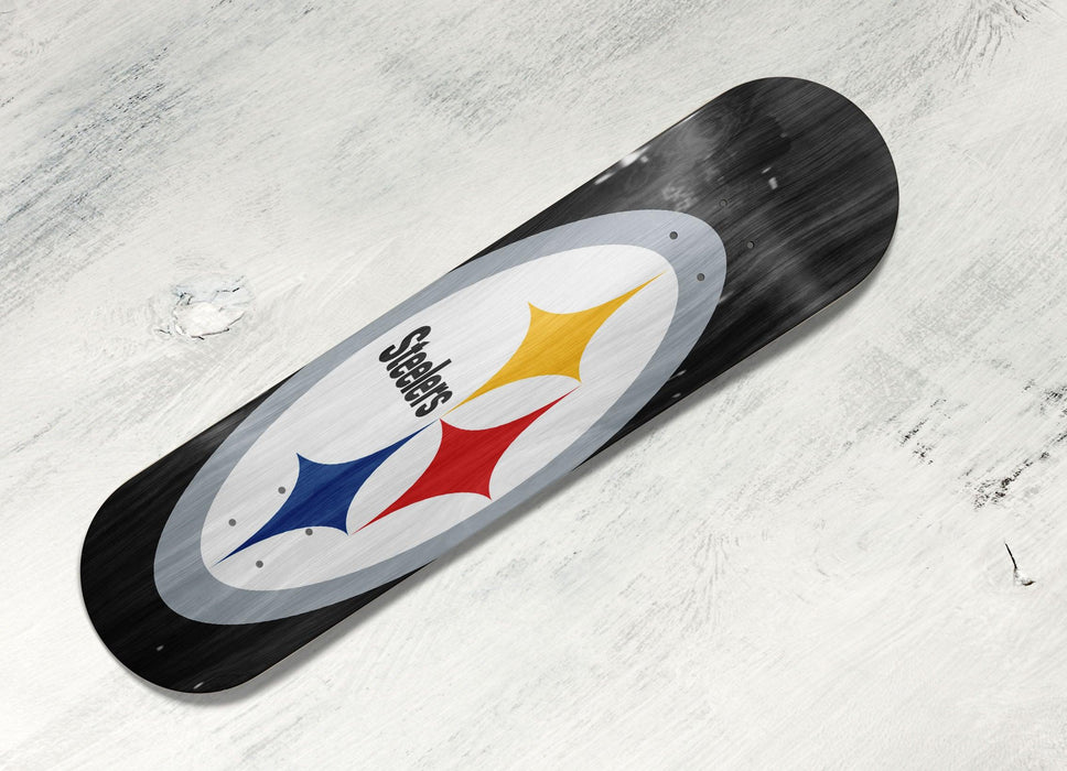 city monochrome steelers football Skateboard decks