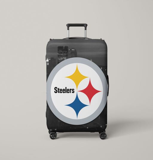 city monochrome steelers football Luggage Covers | Suitcase