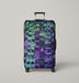 concept cyberpunk building dystopian Luggage Cover | suitcase