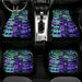 concept cyberpunk building dystopian Car floor mats Universal fit