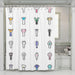 concer lightsticks from boy band girl band shower curtains