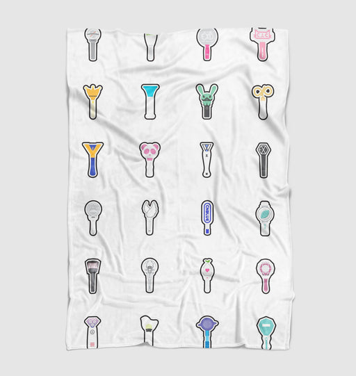 concer lightsticks from boy band girl band Ultra soft fleece blanket