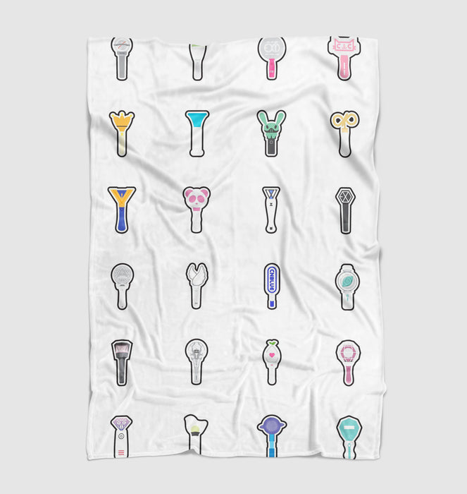 concer lightsticks from boy band girl band Ultra soft fleece blanket