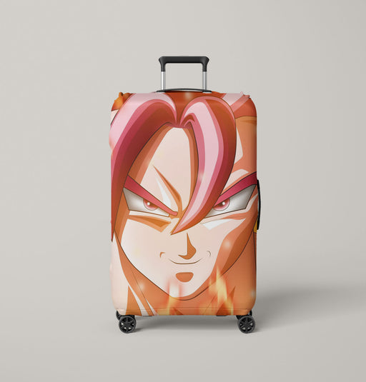 close up pink goku fusion Luggage Covers | Suitcase