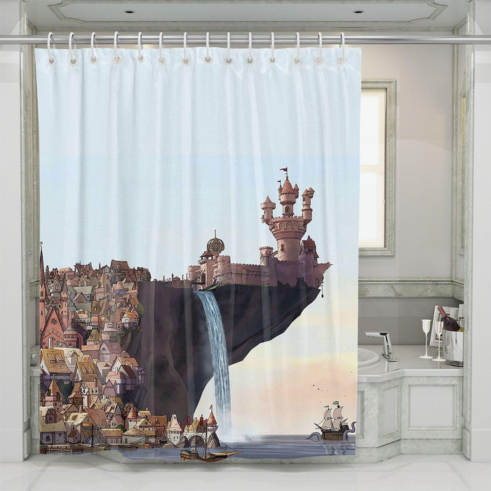 city of disenchantment cartoon shower curtains