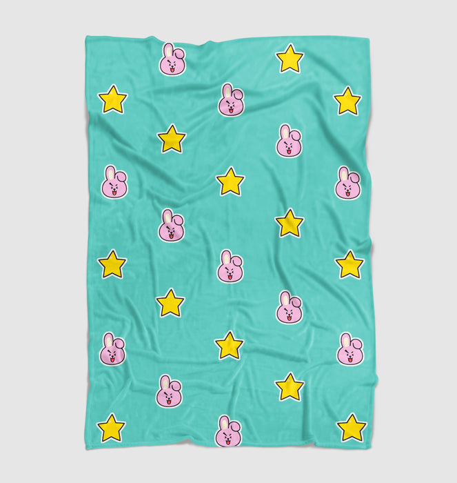 cooky jungkook BT21 universtar Ultra soft fleece blanket