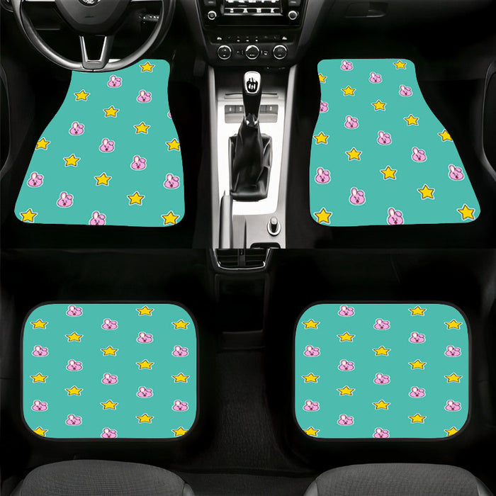 cooky jungkook bt21 universtar Car floor mats Universal fit