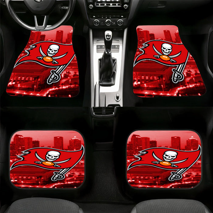 city red tampa bay buccaneers Car floor mats Universal fit