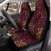 cool colorful neon light retro Car Seat Covers