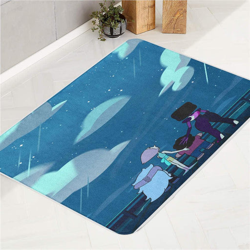 cloudy night steven universe bath rugs