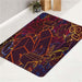 cool colorful neon light retro bath rugs