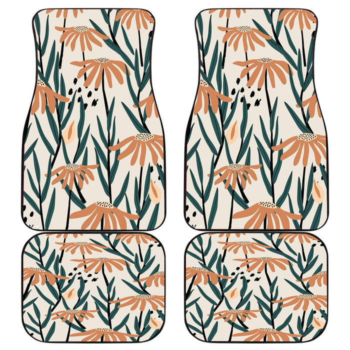 flower aesthetic Car floor mats Universal fit