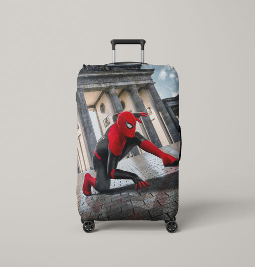 cloudy spiderman far from home Luggage Covers | Suitcase