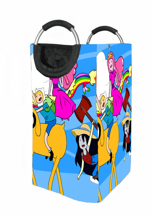 colorful adventure time Laundry Hamper | Laundry Basket