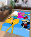 colorful adventure time Living room carpet rugs