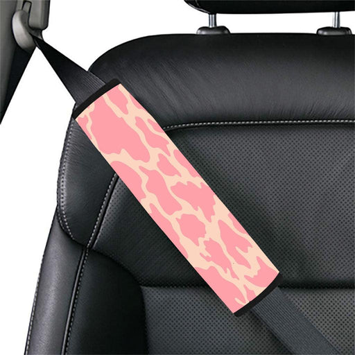 cow pink pattern abstract Car seat belt cover