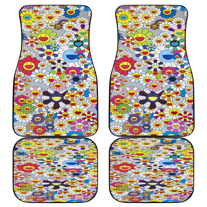 FLOWERS TAKASHI MURAKAMI Car floor mats Universal fit