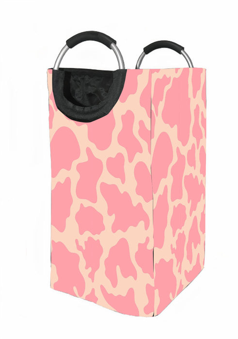 cow pink pattern abstract Laundry Hamper | Laundry Basket