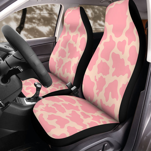 cow pink pattern abstract Car Seat Covers