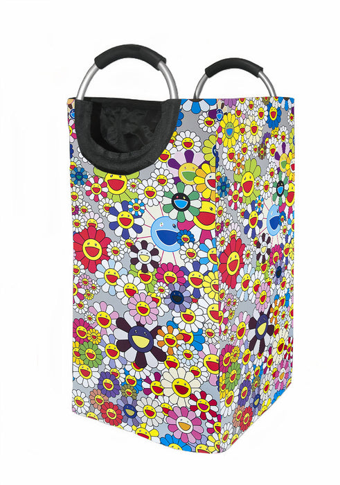 flowers takashi murakami Laundry Hamper | Laundry Basket