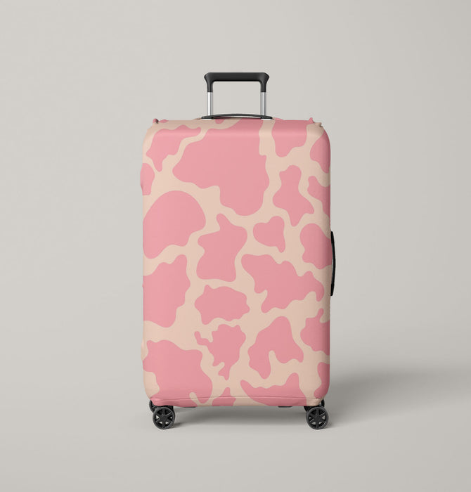 cow pink pattern abstract Luggage Cover | suitcase