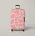 cow pink pattern abstract Luggage Cover | suitcase