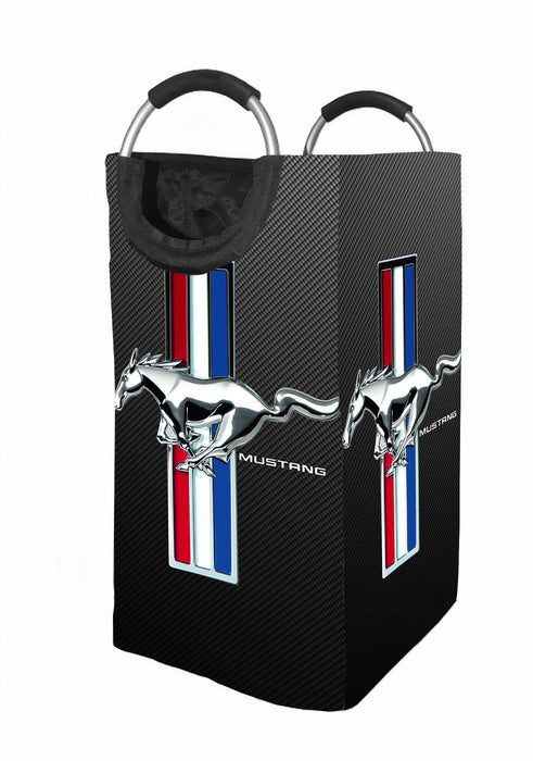 ford mustang gt carbon logo Laundry Hamper | Laundry Basket