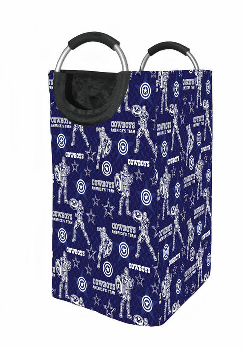 cowboys america team soldier Laundry Hamper | Laundry Basket