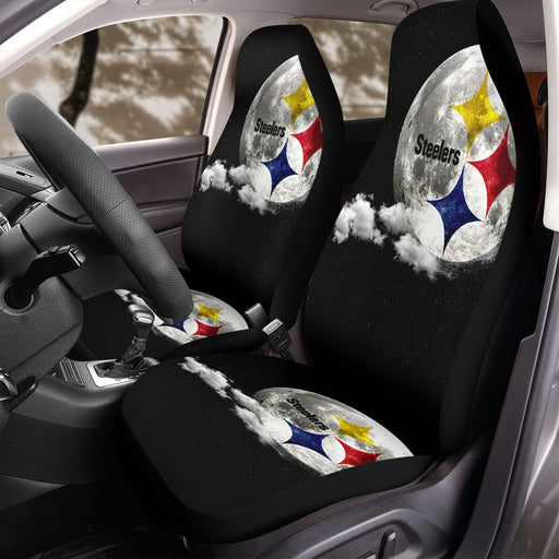 cloud moon star steelers football Car Seat Covers