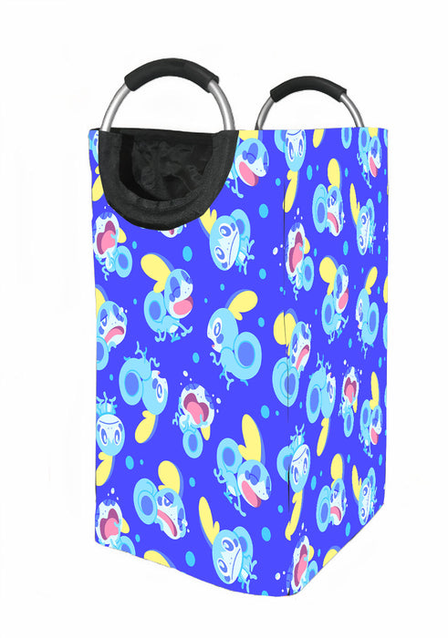 crying species blue pokemon Laundry Hamper | Laundry Basket