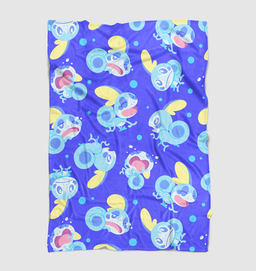 crying species blue pokemon Ultra soft fleece blanket