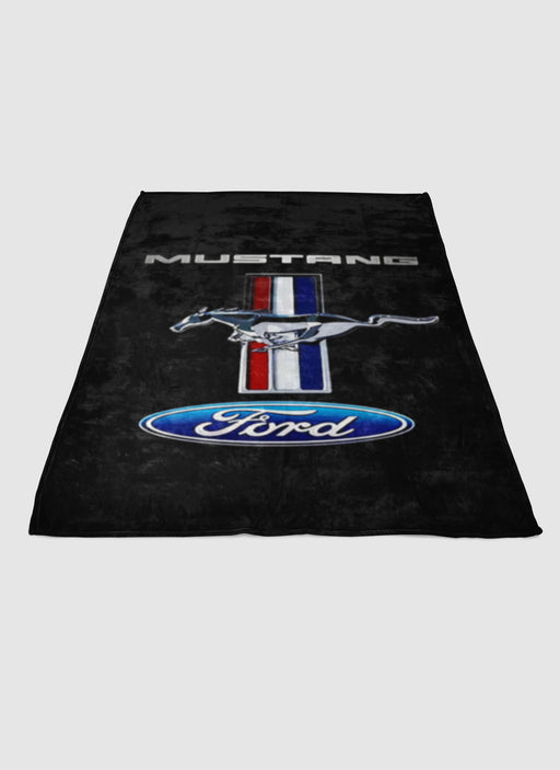 Ford mustang logo #1 soft fleece blanket