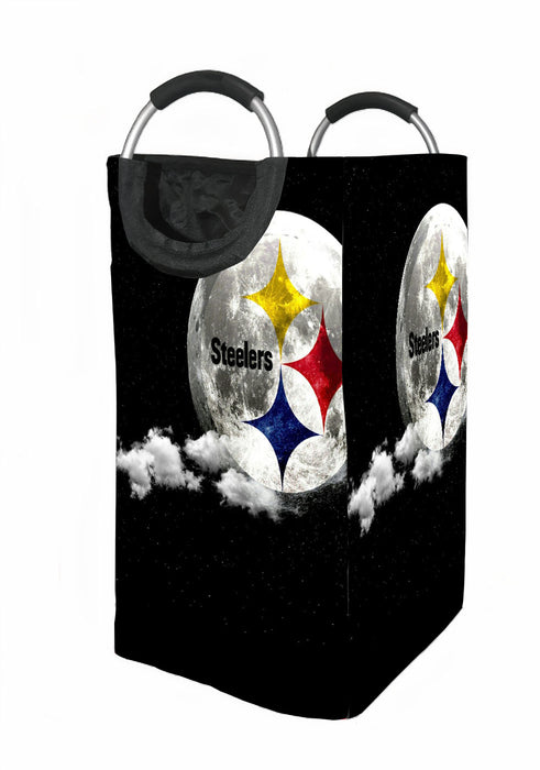 cloud moon star steelers football Laundry Hamper | Laundry Basket