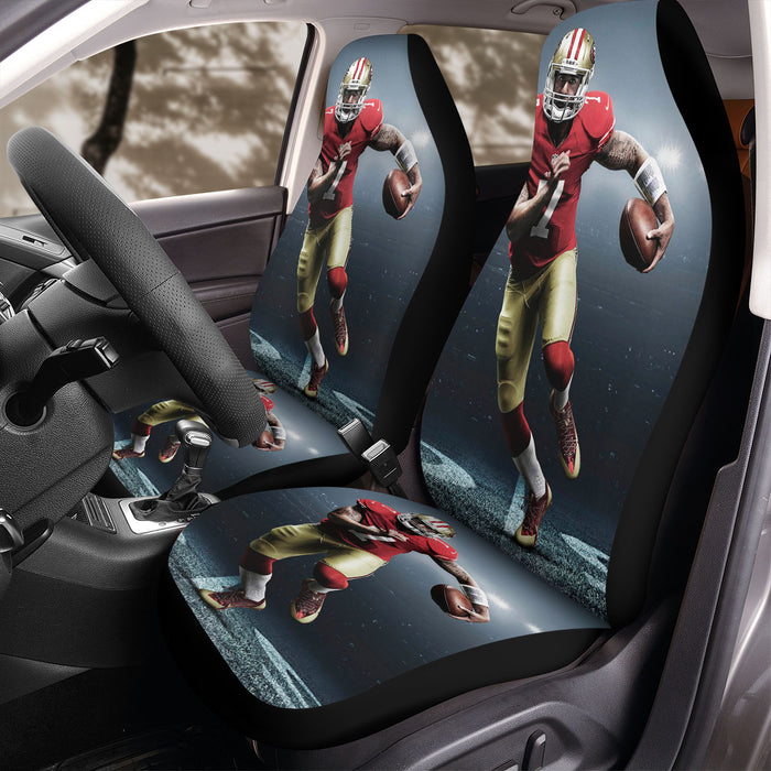 cold vibe football player nfl Car Seat Covers