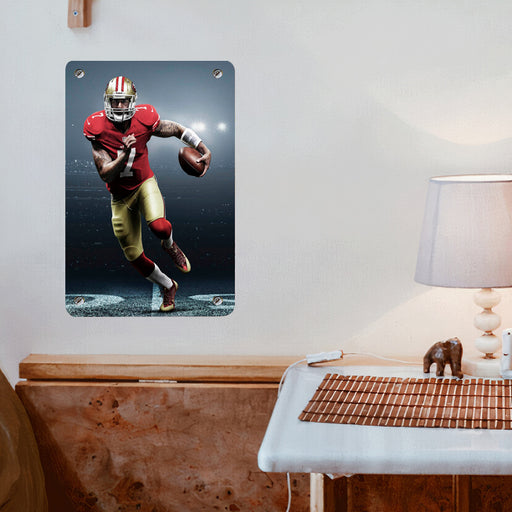 cold vibe football player nfl Poster Metal print wall art