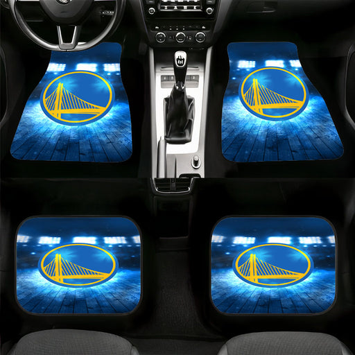 coldest logo golden state warriors Car floor mats Universal fit