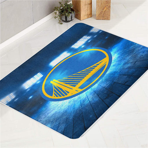 coldest logo golden state warriors bath rugs