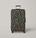 crystal diamond colorful and skull Luggage Cover | suitcase