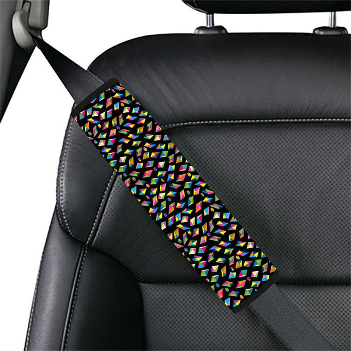 crystal diamond colorful and skull Car seat belt cover