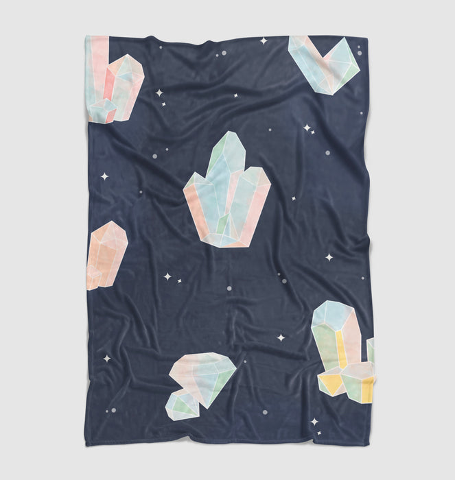 crystal pattern gravity falls Ultra soft fleece blanket